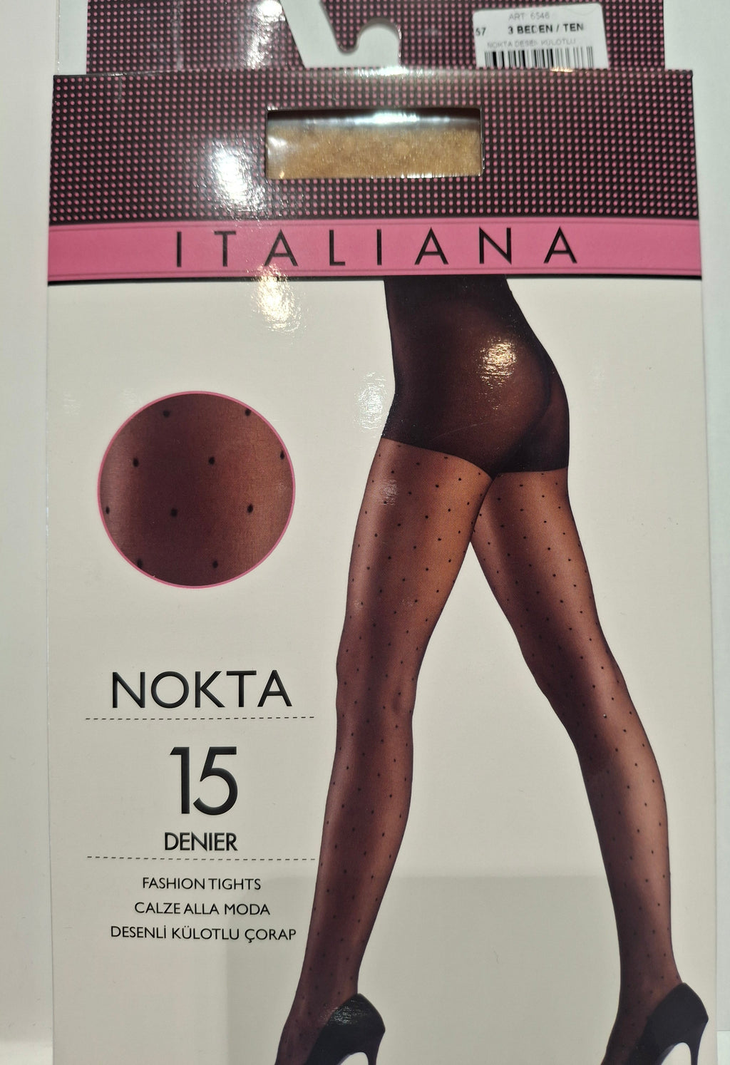 NOKTA DESEN KÜLOTLU ÇORAP